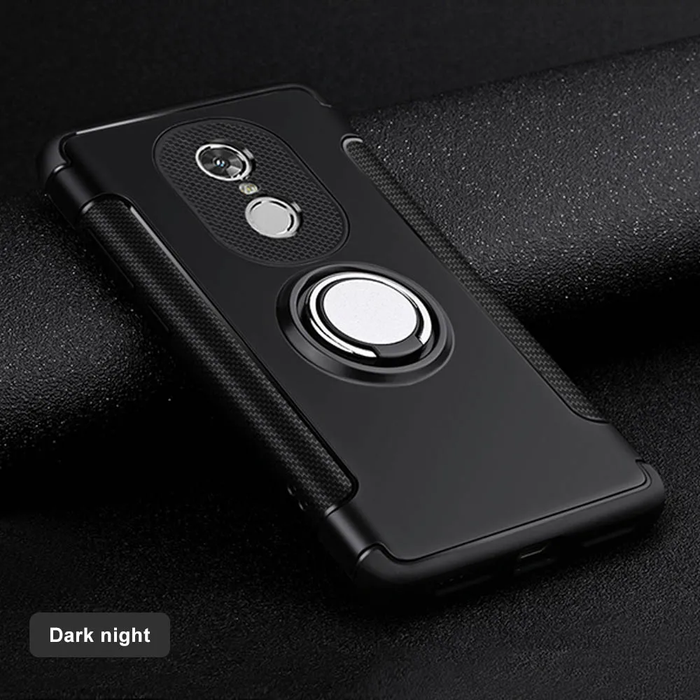 Магнитный чехол для телефона на присоске для Xiaomi Redmi 4X 4A mi9 роскошный чехол с кольцом-держателем для Redmi Note 7 6 5 Pro 4X3 чехол Аксессуары