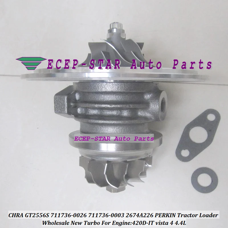 Турбо картридж CHRA GT2556S 711736 5026S 2674A226 для трактора MASSEY FERGUSON 5455 экскаватор 420D IT 4.4L vista