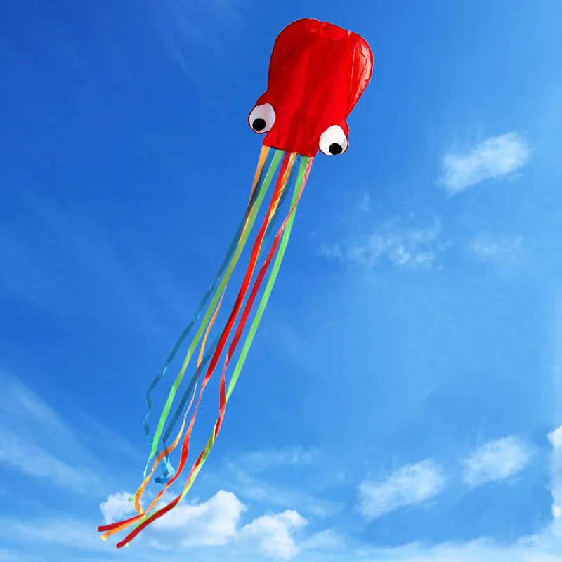 Large Octopus Long Tail Beach Kites-Perfect Toy for Kids and Adults Outdoor Game Flying Toys For Children Kites for Adults A612