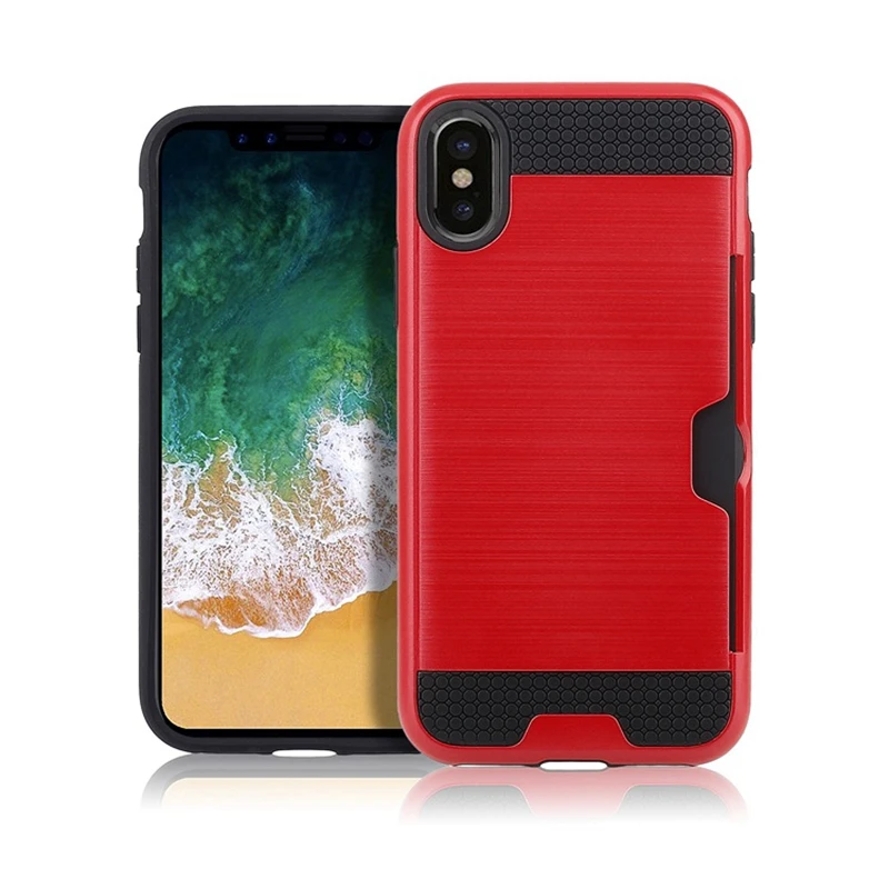 Защитный чехол для телефона с держателем карт Apple новинка iPhone 11Pro Max XR XS 6 6S 7 8 SE 2