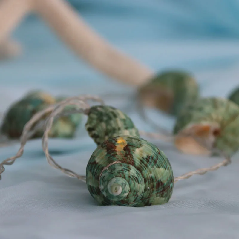 Бесплатная доставка (1 шт./лот) Светодиодная лента из ракушек украшение для пляжа