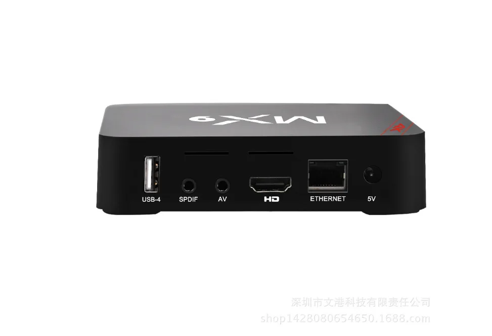 ТВ приставка MX9 4K RK3229 четырехъядерный Android 4 2 ггц WiFi 1 Гб RAM 8 ROM Media HDMI слот для sd