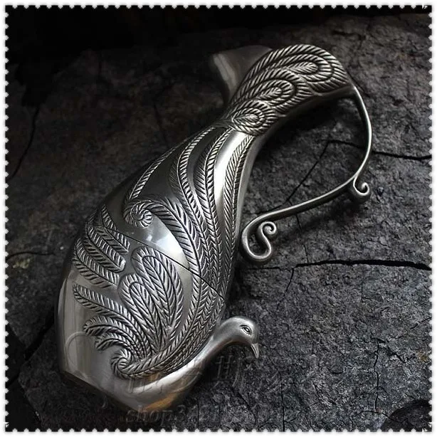 

Fashion tin metal flower furnishings tinwares peacock vintage vase flower home decoration flower vase wedding decoration HP012