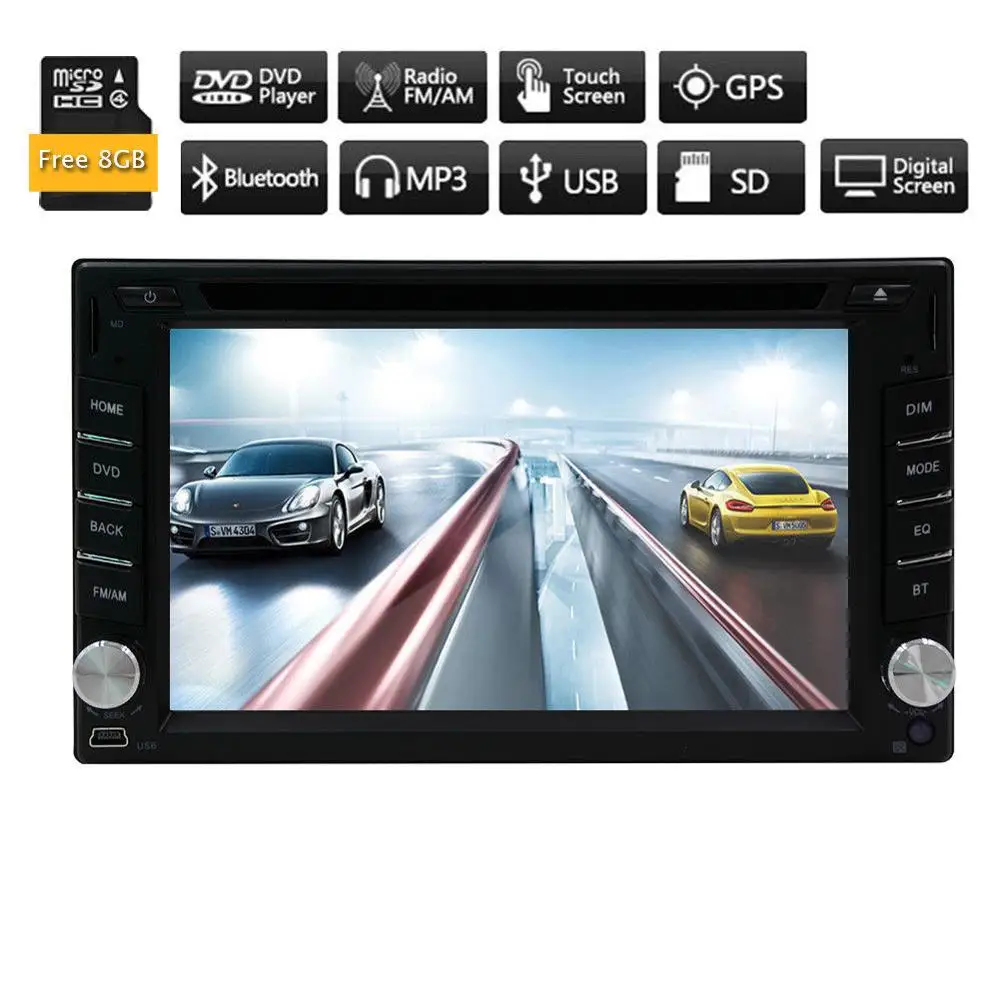 HD gps Navi Автомобильный DVD стерео 3D карта головное устройство автомобильного