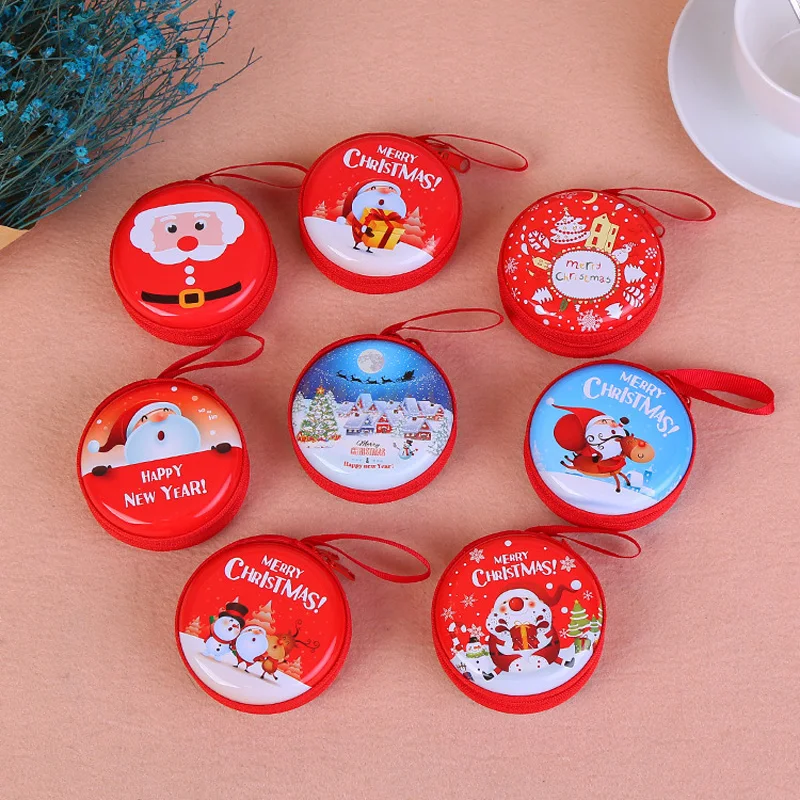 Mini Tin Box Small Storage Cans Baroque for Kid Packing Xmas Candy Christmas Decoration Coin Earrings Headphones Gift | Дом и сад