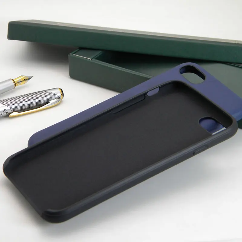 Кожаный Стильный силиконовый мягкий чехол для iphone 7 Plus с внутренней подкладкой