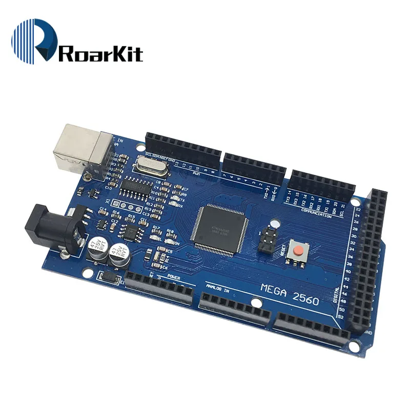 Плата Mega 2560 R3 Mega2560 REV3 (ATmega2560 16AU CH340G) с USB кабелем совместимым arduino 1 компл.|mega2560 r3|usb