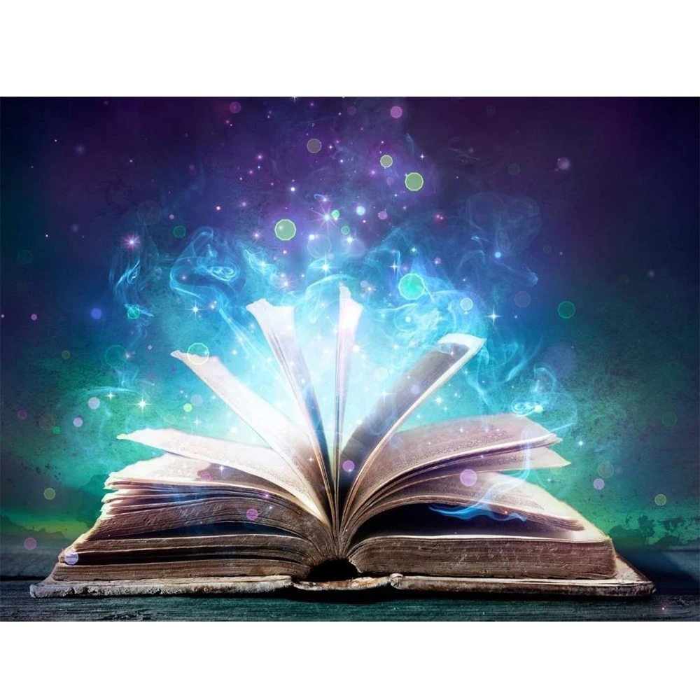 

Full Square Drill Square 5D DIY Diamond Painting Cartoon Books Night Dream Diamond Embroidery Picture Of Rhinestone Decor Home