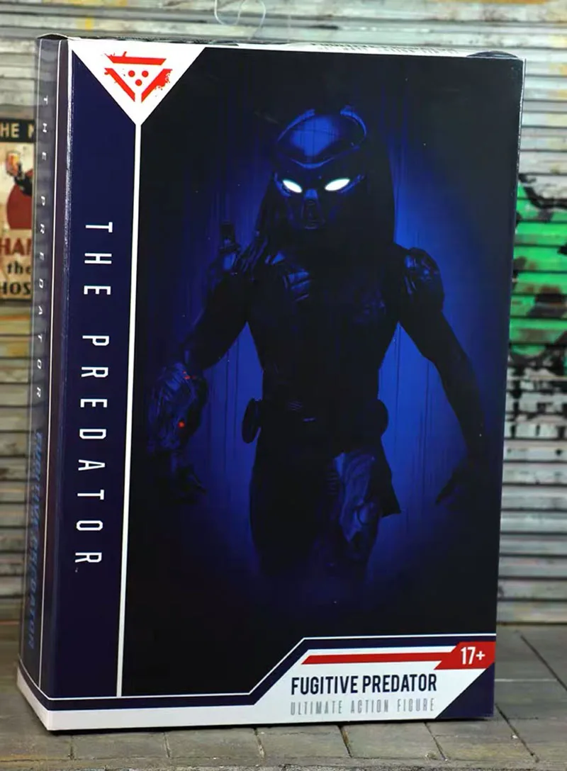 in box NECA 2 шт. голова инопланетяне против Хищника конечная беглый Хищник Unmasked фигурка ПВХ фигурка Коллекционная модель игрушки подарок - Цвет: in box