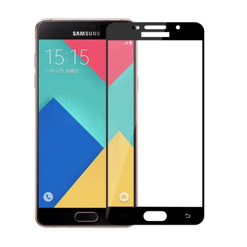 9H полное покрытие из закаленного стекла для samsung Galaxy A5 A510F Защитная пленка для экрана для samsung A52016 защитная пленка