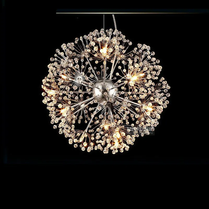 

Modern Crystal Pendant Light Fixture Lustres Lamparas Hanging Suspension Drop Light for Dining room