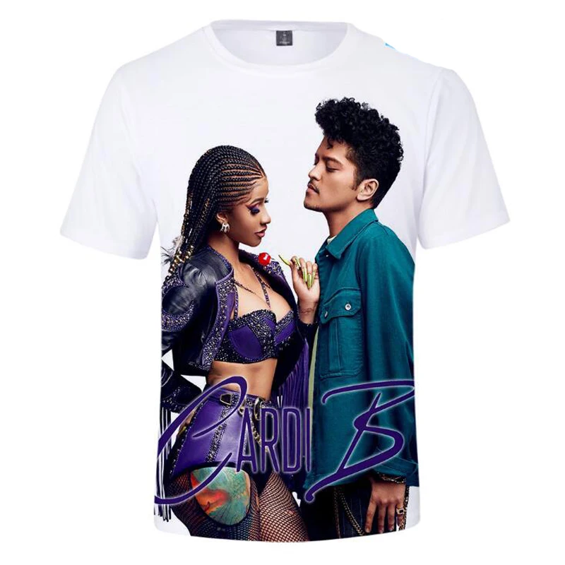 Футболка YYN Rapper с 3D принтом крутая футболка летняя модная уличная одежда коротким