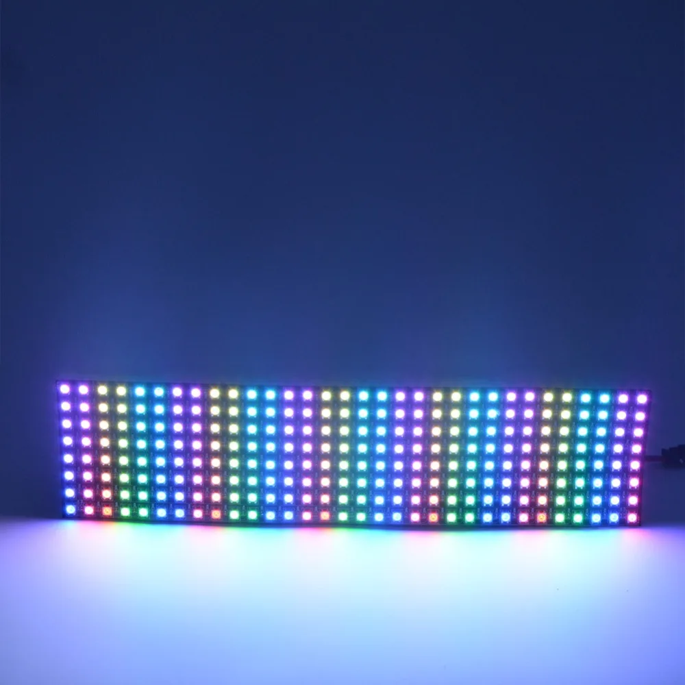 8*32 256 светодиодов полноцветная панель WS2812B SK6812 WS2812 5050 RGB Гибкая Пиксельная DC5V|5050