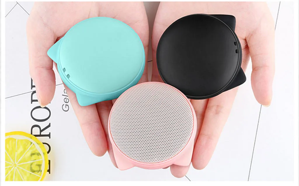 HIPERDEL Bluetooth динамик беспроводной портативный открытый мини кот для женщин басы