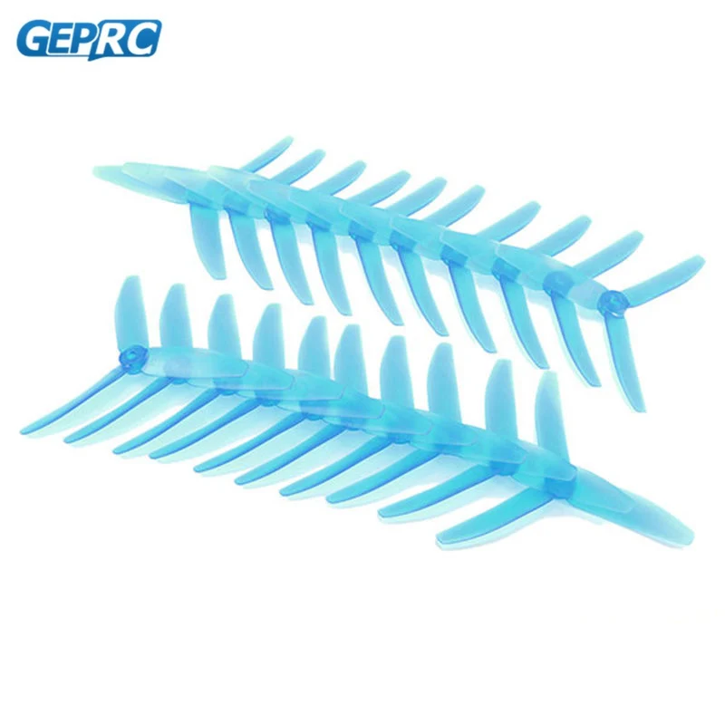 10 пар пропеллеров GEPRC 5040 V2 5 дюймов с 3 лезвиями реквизит Triblade Colver Prop прозрачный
