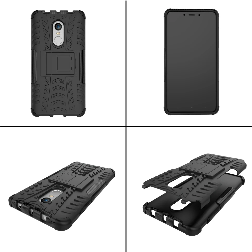 Чехол для Xiaomi Redmi 5 Plus 4X 5A Mi A1 ударопрочный чехол подставка из ТПУ телефона