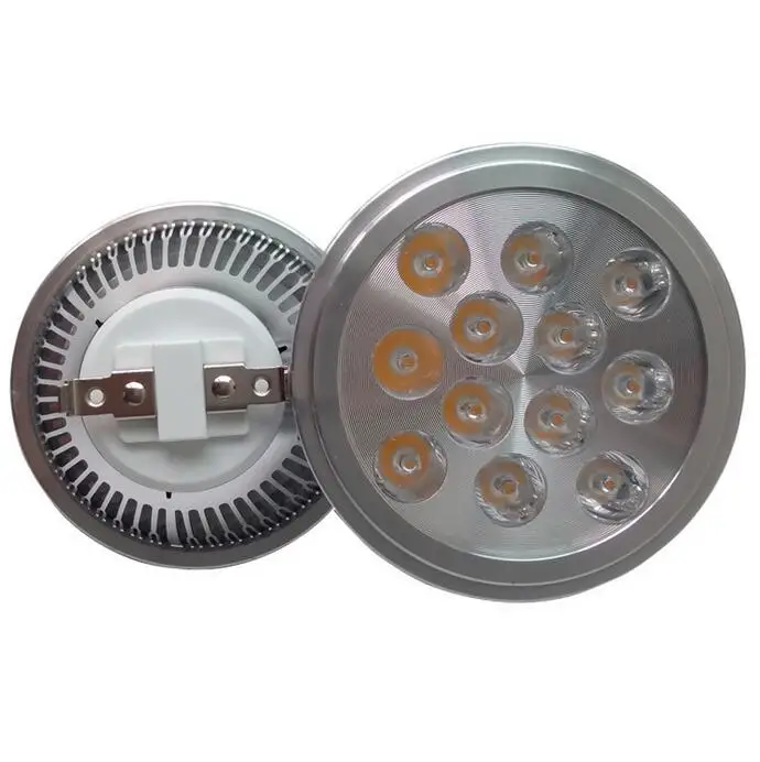 12W GU10 E27 AR111 LED прожекторная лампа 110V 220V теплый белый натуральный охлажденный для декоративного освещения в магазинах одежды.