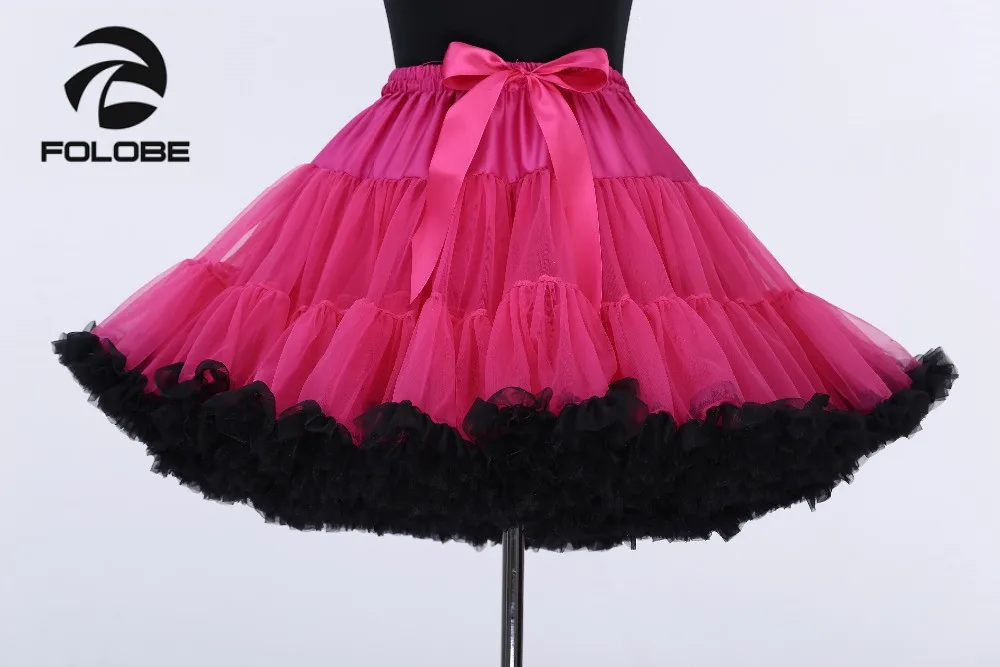 FOLOBE/фатиновая юбка Винтажные балетные юбки пачки Женская танцевальная одежда