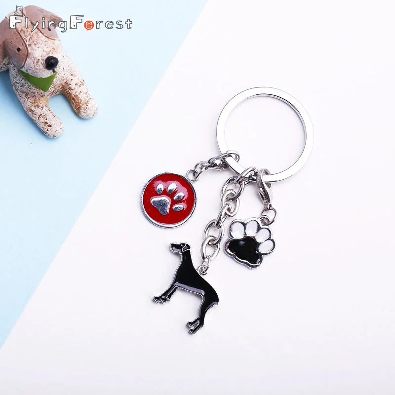 Брелок для ключей German Shepherd Jack Russell Terrier металлический брелок домашних животных