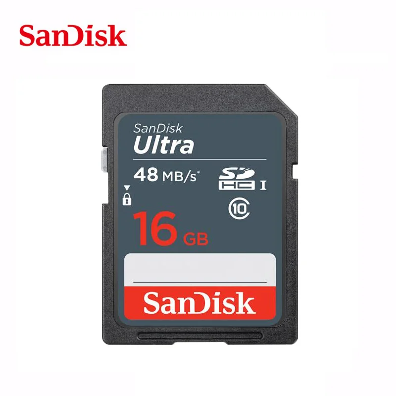 Карта памяти Sandisk SD 8 ГБ 16 32 SDHC 64 Гб 128 256 SDXC для цифровой камеры | Компьютеры и офис