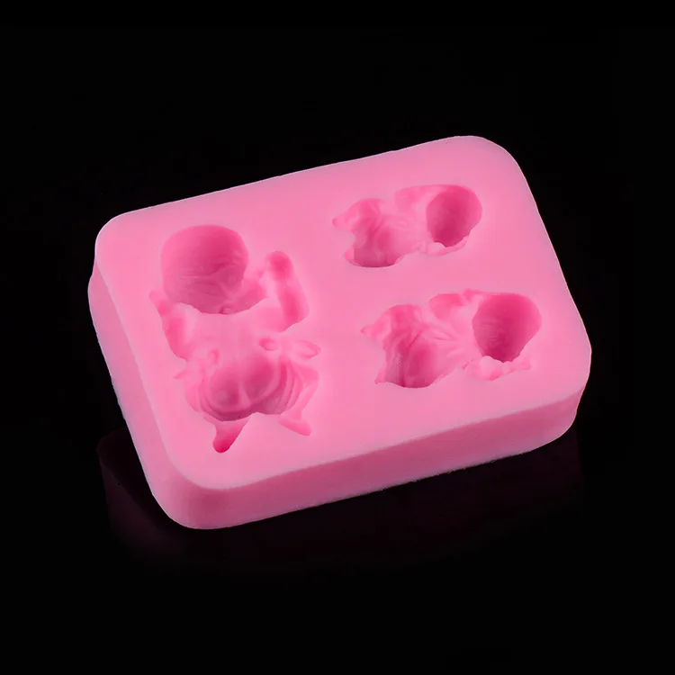 HEARTMOVE Diy силиконовая форма в виде елки три симпатичных 3D Детские шоколадная Форма