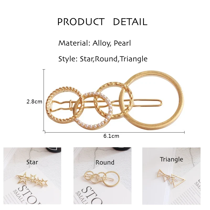 

Pearl Hair Clip 2019 New Fashion Hairwear Jewelry Elegant Gifts For Women Wholesale Accessory