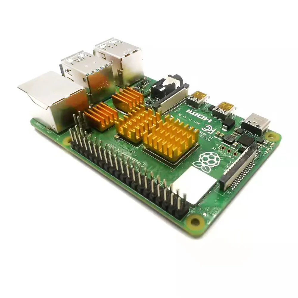 Комплект кулера радиатора для Raspberry Pi 4B 4 шт.