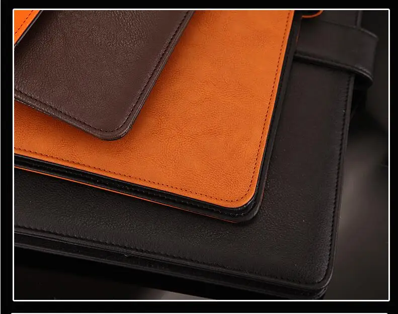 A4 pu искусственная кожа Бизнес портфель папка для документов документы Padfolio портфель с Кольцо Связующего Калькулятор ноутбук 1210b