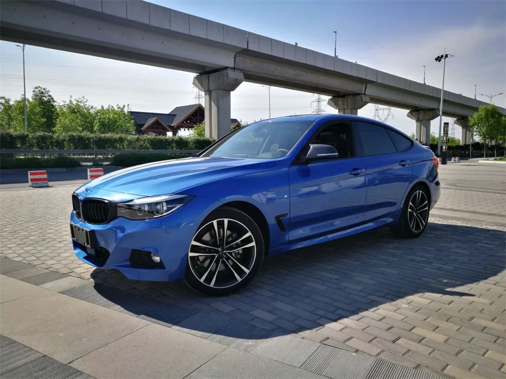 Двойные гонки для BMW решетка автомобиля глянцевая черная передний бампер
