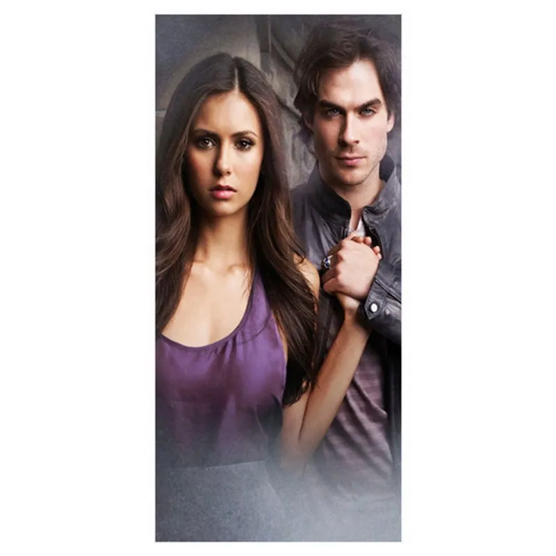 2016 пользовательские Дневники вампира мягкий бамбуковый фон с рисунком