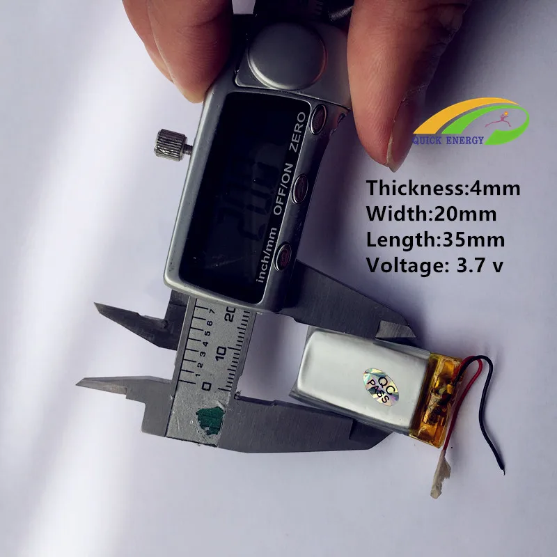 3.7 В thium полимерный аккумулятор 042035 402035 230 мАч MP3 MP4 MP5 Bluetooth|polymer battery|battery polymer