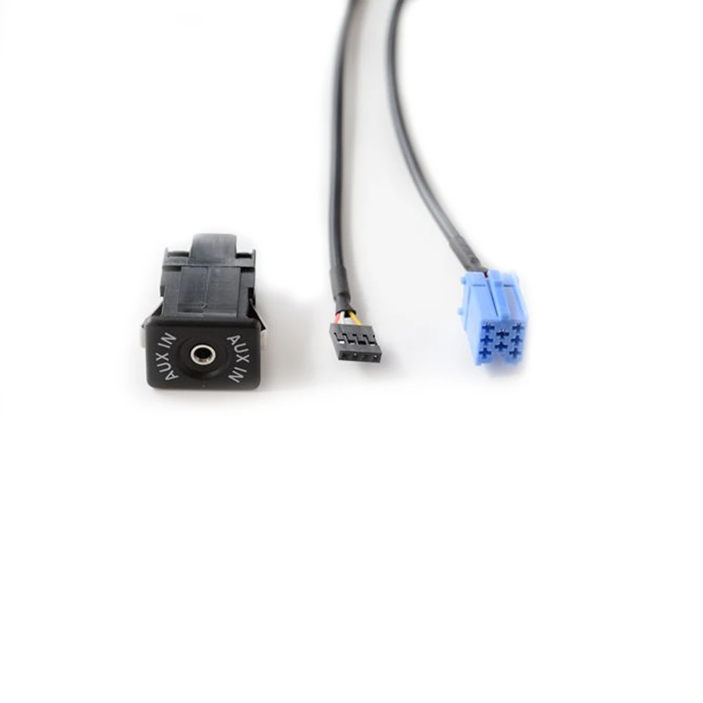 Biurlink DIY автомобильное радио расширенное аудио мини ISO 8Pin Aux переключатель Адаптер для VW Audi Becker радио