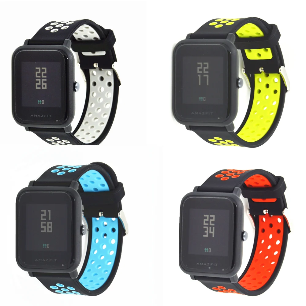 Сменные ремешки для оригинальных Xiaomi Huami Bip BIT PACE Lite Youth Смарт-часы двойной
