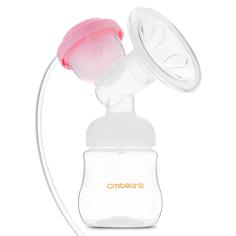 Cmbear ZRX-0618 более удобным USB BPA бесплатно Электрический молокоотсос с бутылки молока мощный сосков всасывания ребенка Breastfeedings