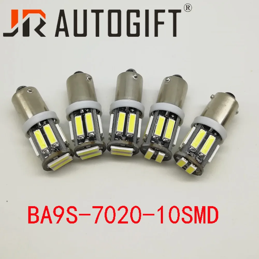 Автомобильный Стайлинг 2 шт. 12 В 24 7014 7020 10SMD BA9S светодиодный Купол Лицензия на
