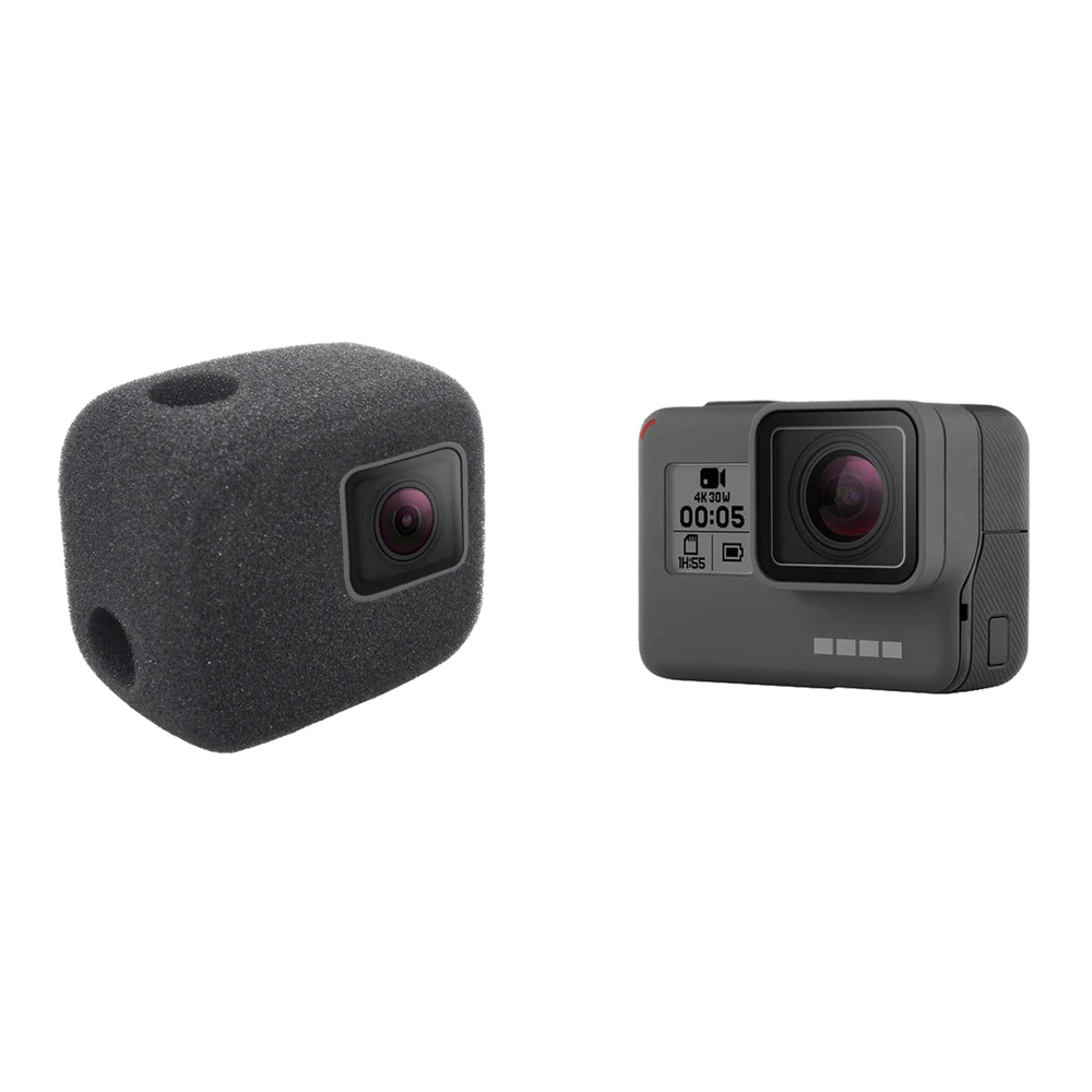 Ветра Шум снижение чехол из губчатого материала для экшн Камеры Gopro Hero 5 6 Камера