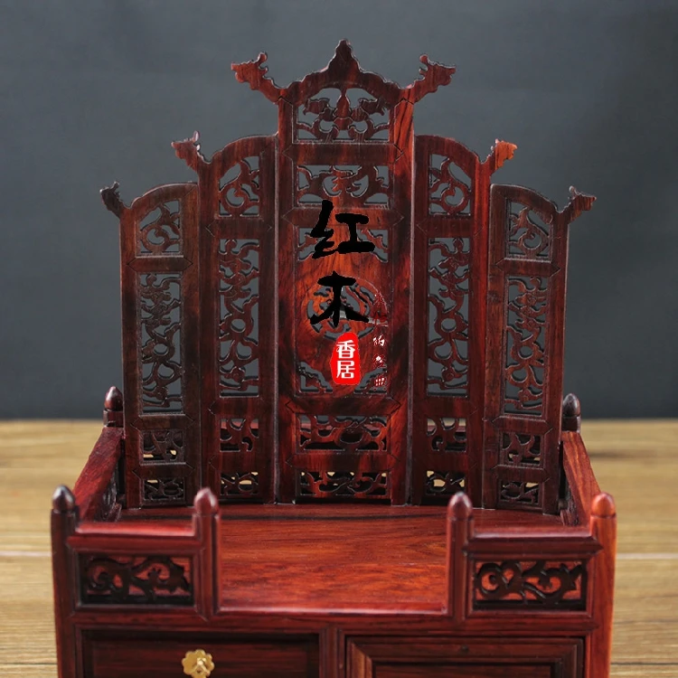 Палисандровый ладан из розового дерева высококачественный полый комод красного