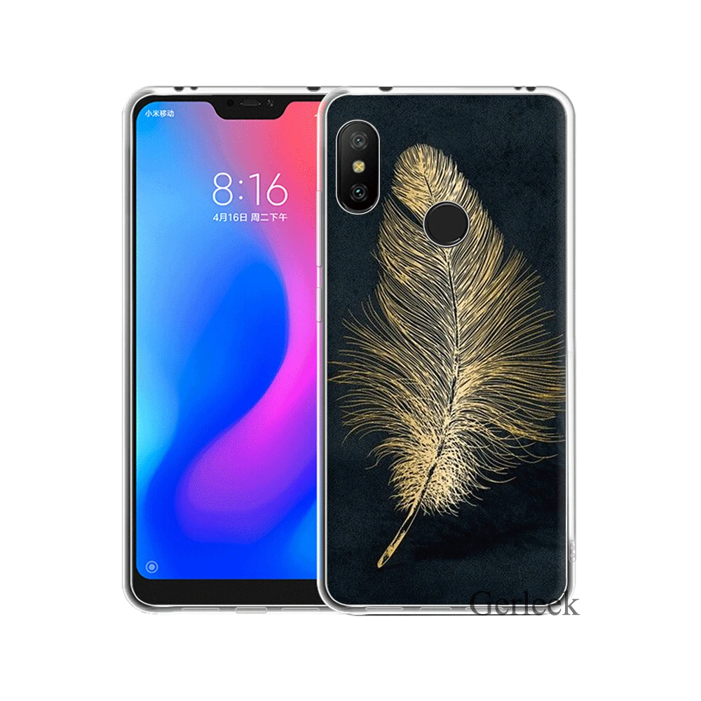 Desxz Feather Hard Case For Xiaomi Mi A2 A1 5X 6X 6 8 9 9se 5 5s MAX 3 Lite Cover | Мобильные телефоны и аксессуары