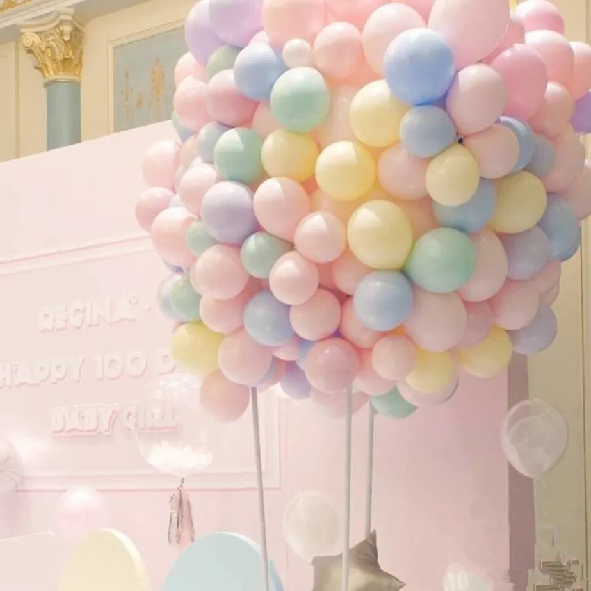 

30pcs New Balloon Macarons 10Inch Latex Balloon Wedding Decoration Birthday Party Valentine's Day Event Arrangement Best Supplie