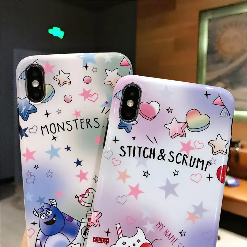 Мультяшная пара стежка чип N Дейл чехол для телефона iPhone X XR XS Max Funda 8 7 6 S Plus мягкие