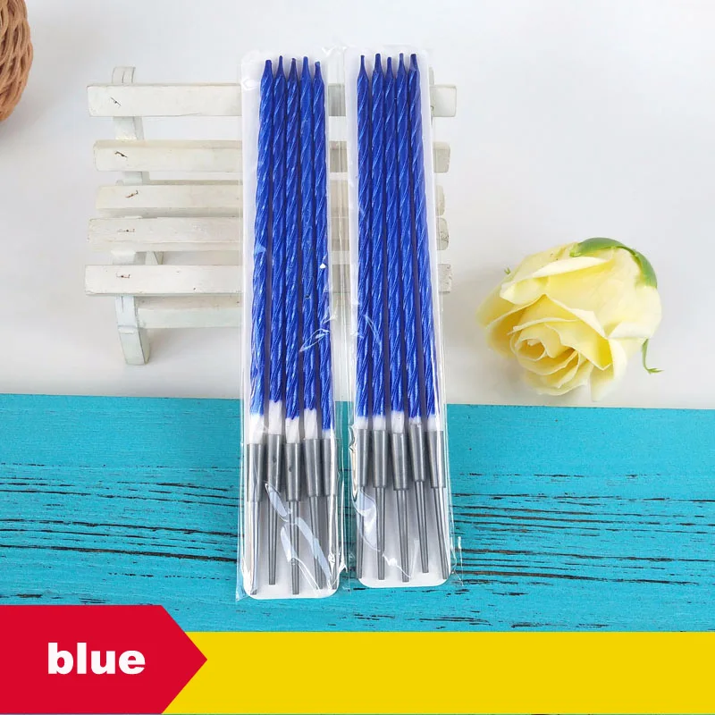 blue 100 box 100 коробка мечта красочные цвета свечи торт вечерние день рождения праздник поставки милые свечки на день рождения для кухни выпечки подарки - Цвет: blue 100 box