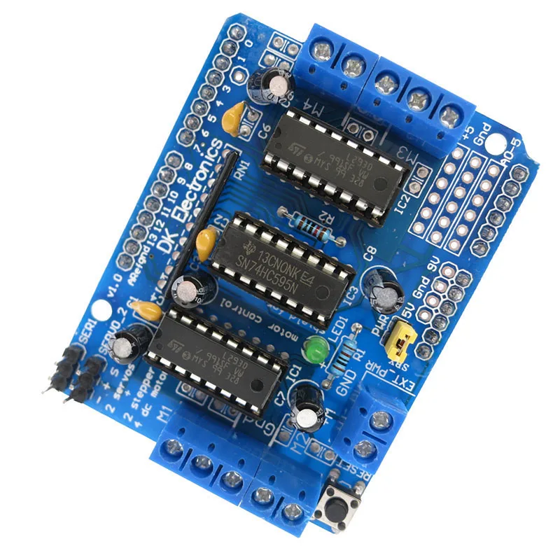 L293D щит управления двигателем плата расширения привода двигателя для Arduino Щит