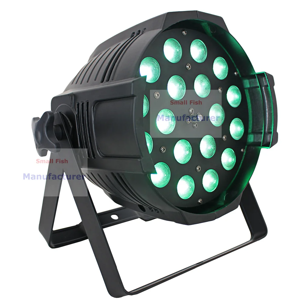 Быстрая доставка 1 шт./лот 18x10 Вт Zoom Par Lights DMX Stage RGBW 4 в LED Can для диджея вечеринки