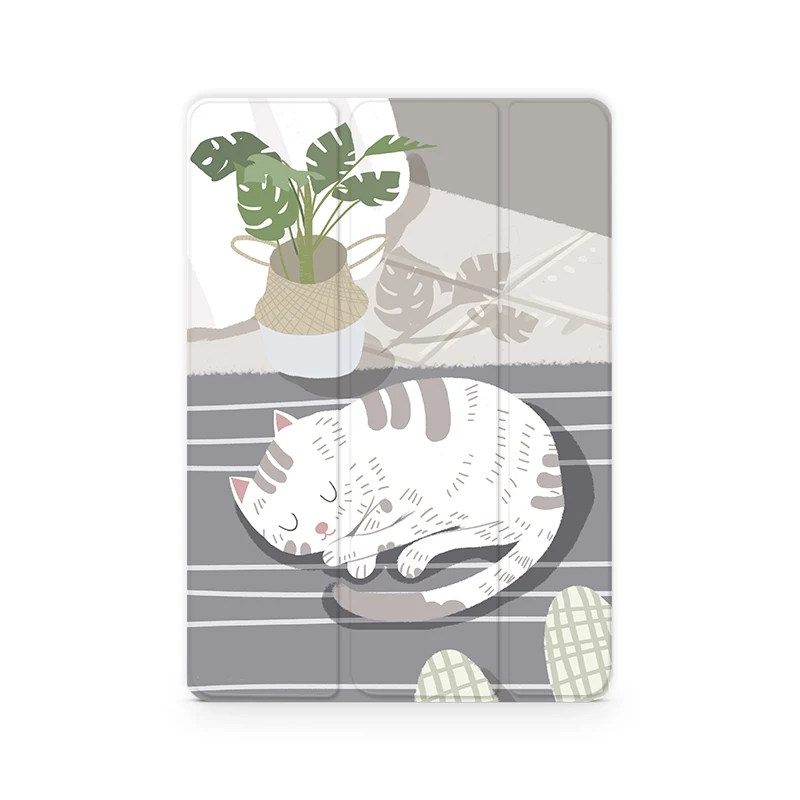 Cat Чехол-книжка на магнитной застежке чехол Чехол для ipad Pro 9,7 air 10,5 11 10,2 12,9 мини-платье на возраст 2, 3, 4, 5, планшет чехол для нового ipad 9,7 7th