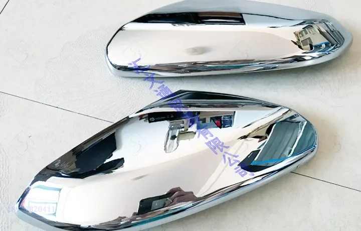 Хромированный боковой зеркальный чехол из АБС пластика для Tesla Model X 2016 2017