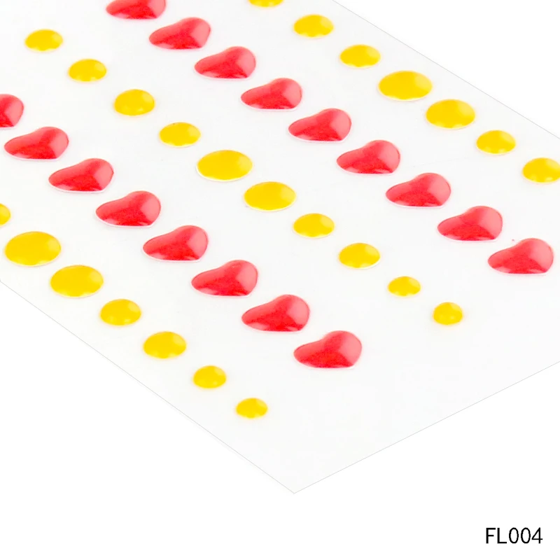 

AZSG Sugar Sprinkles Self-adhesive Enamel Dots Resin Sticker for Scrapbooking/ DIY Crafts/ Card Making Decoration FL-004