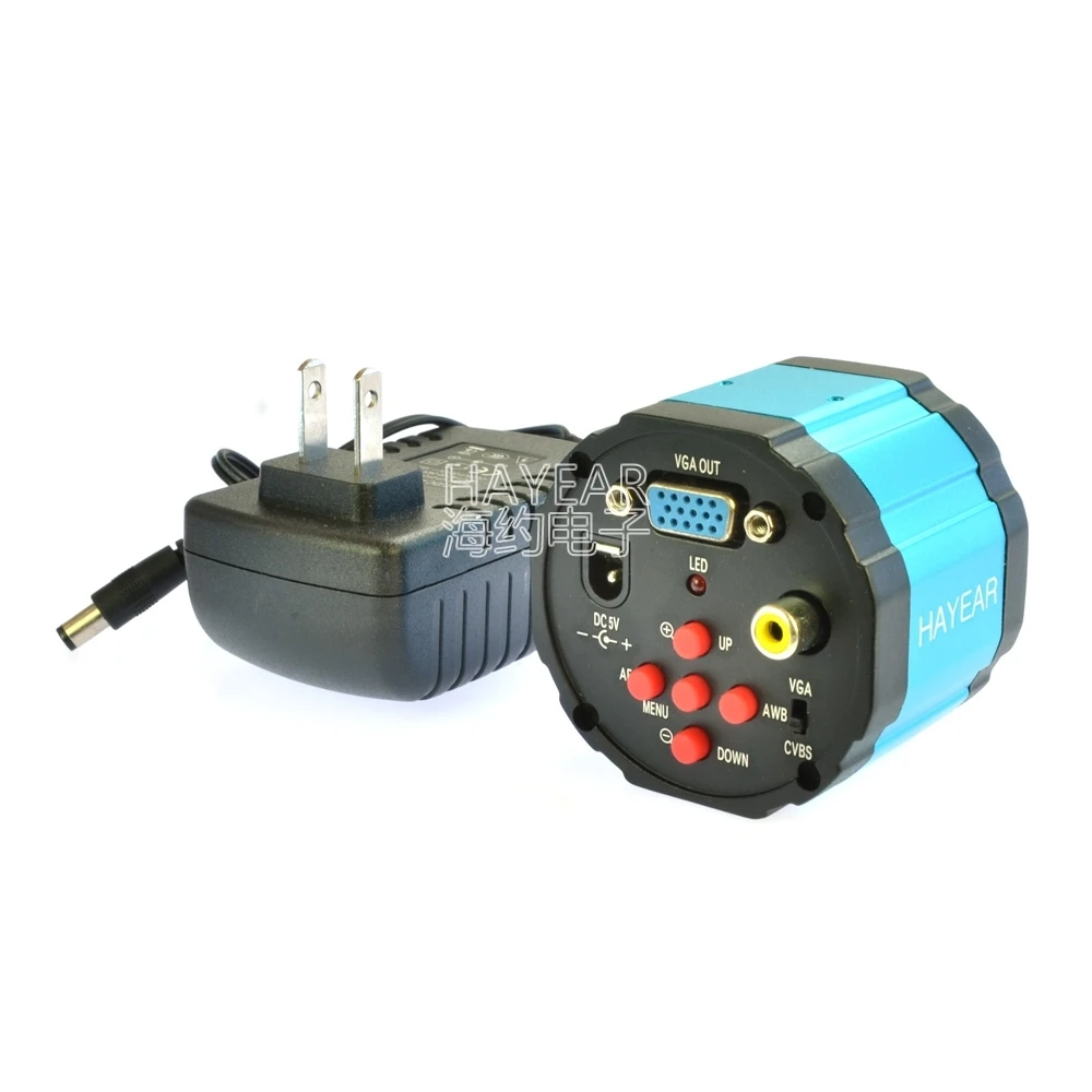 HD 2MP 1/3 дюймов CMOS VGA выход электронный цифровой микроскоп окуляр CCD 800 линий