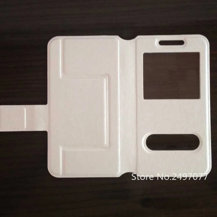Для Coolpad N916 Случае Простой специальный кожаный чехол с Двойным окном и Non slip cover4