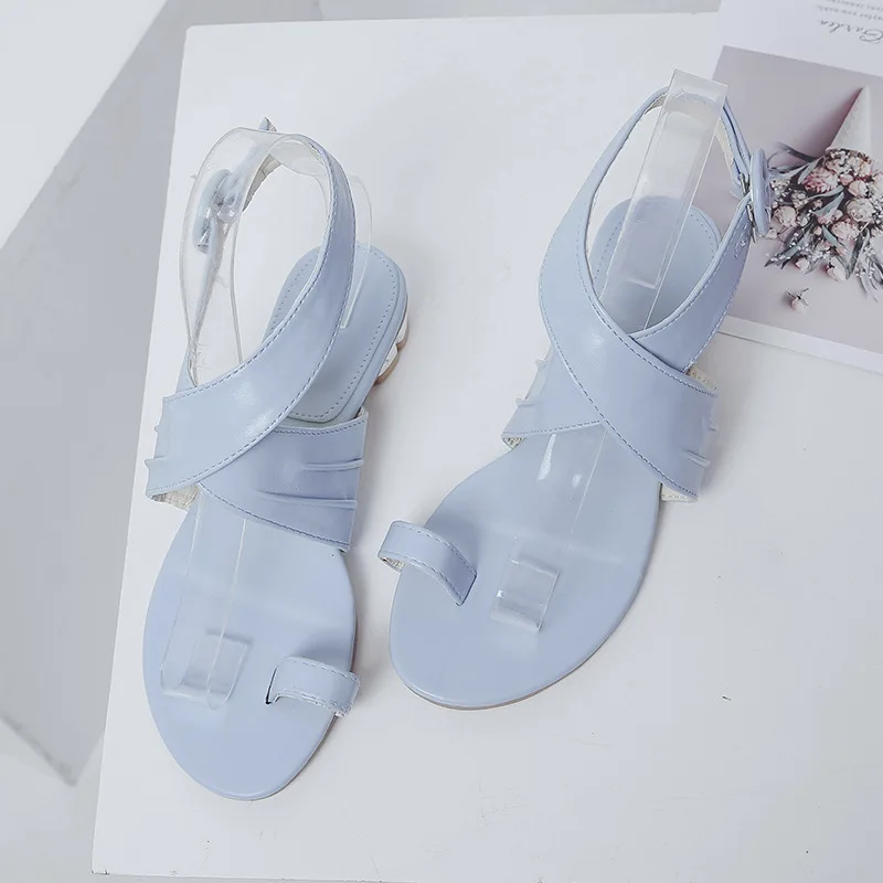 Женская обувь Новинка женские летние босоножки на низком каблуке шпильке с