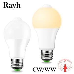 Светодиодная лампа E27 с пассивным ИК датчиком движения, IP42, 12 Вт, 18 Вт, B22